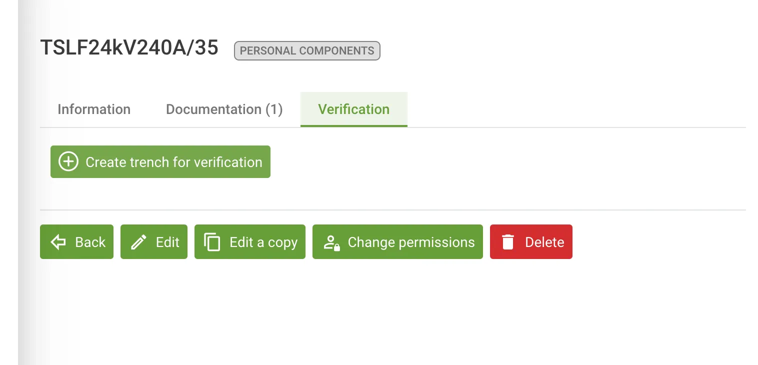 create verification