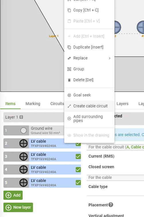 Multiple Cables per Phase