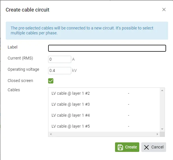 Multiple Cables per Phase