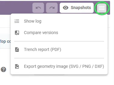 Trench Cross-section