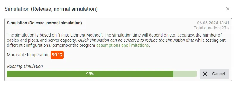 simulation live temperature